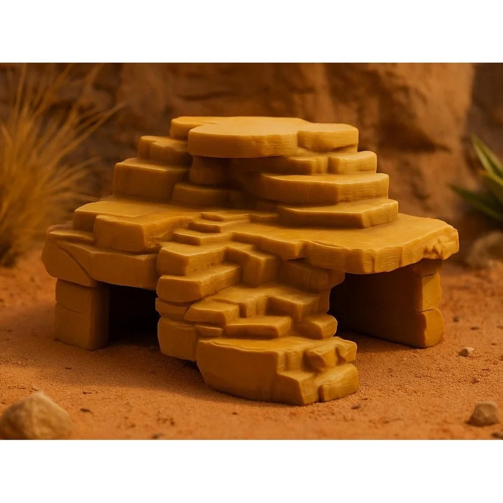 Reptile‎ hide and climb, Stepped Mesa Habitat decor